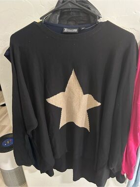 Women's Black Crewneck Sweater Capsule